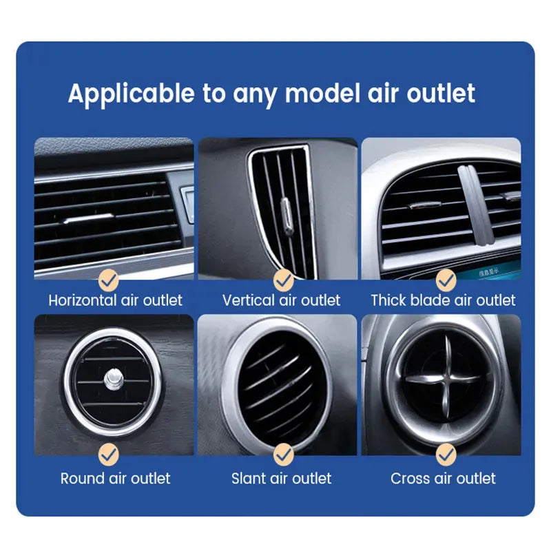 Support Téléphone Universel Gravity – Fixation Grille d’Aération