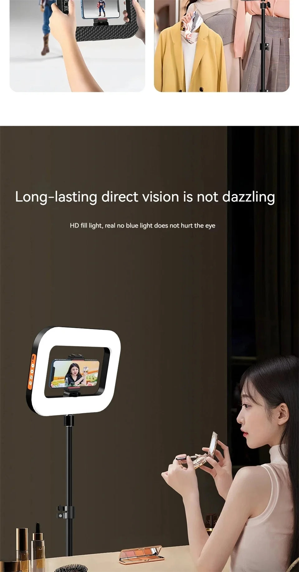 Ring light LED portable