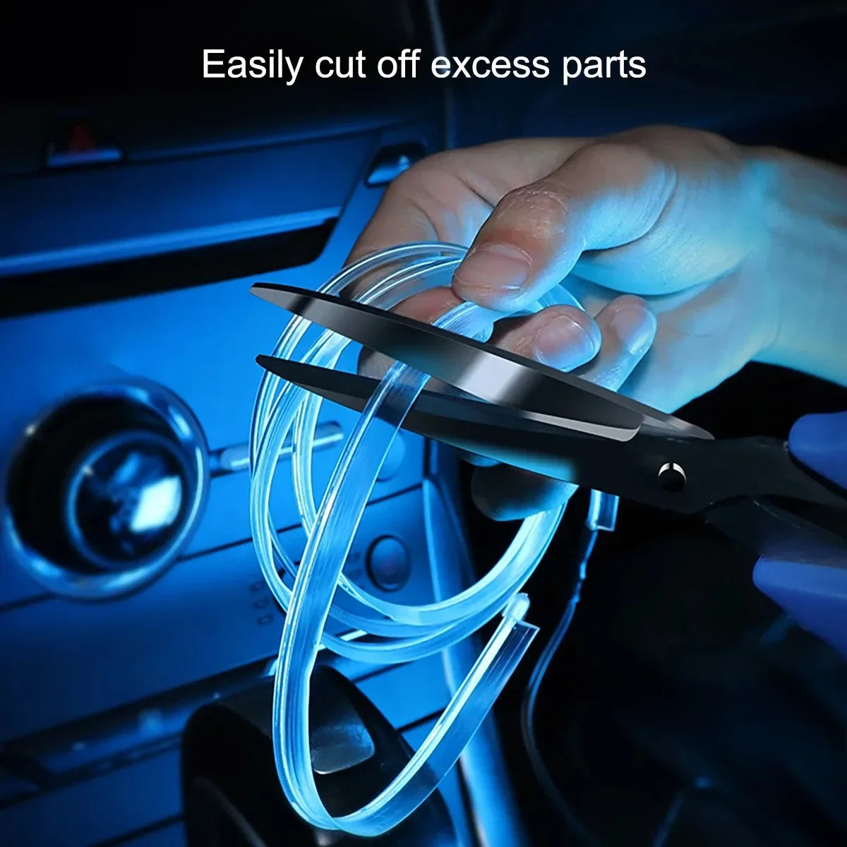 Bande LED Intérieure pour Voiture – Éclairage Ambiance RGB