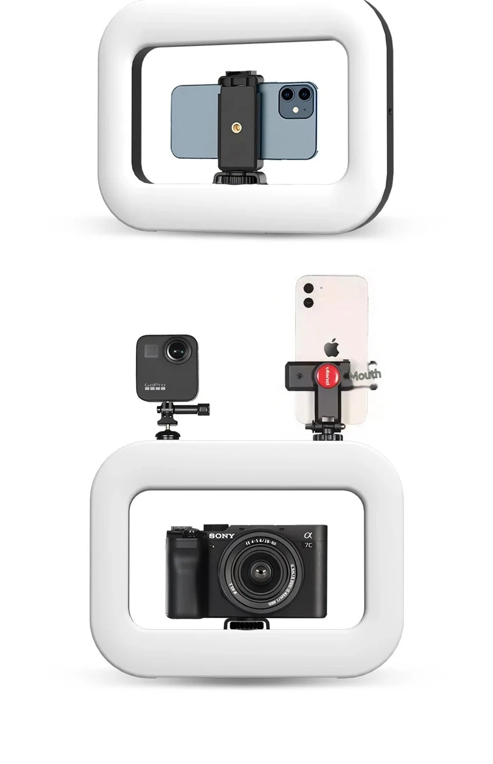 Ring light LED portable